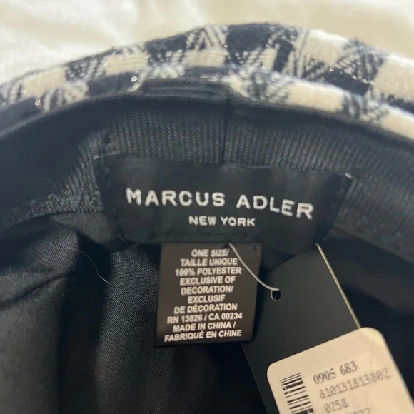 Marcus Collection Marcus Adler Plaid Newsboy
Cap Hat‎ Women's - Picture 2 of 8